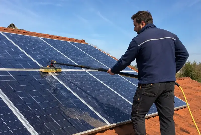 Nettoyage et entretien de panneaux solaires à Pajay